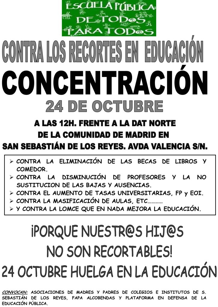 CARTEL CONCENTRACIÓN DÍA 24