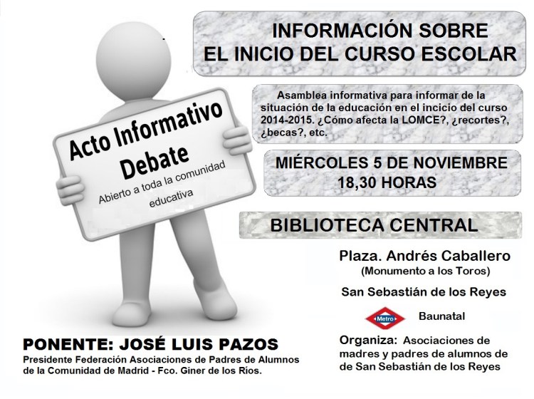 Charla sobre inicio de curso